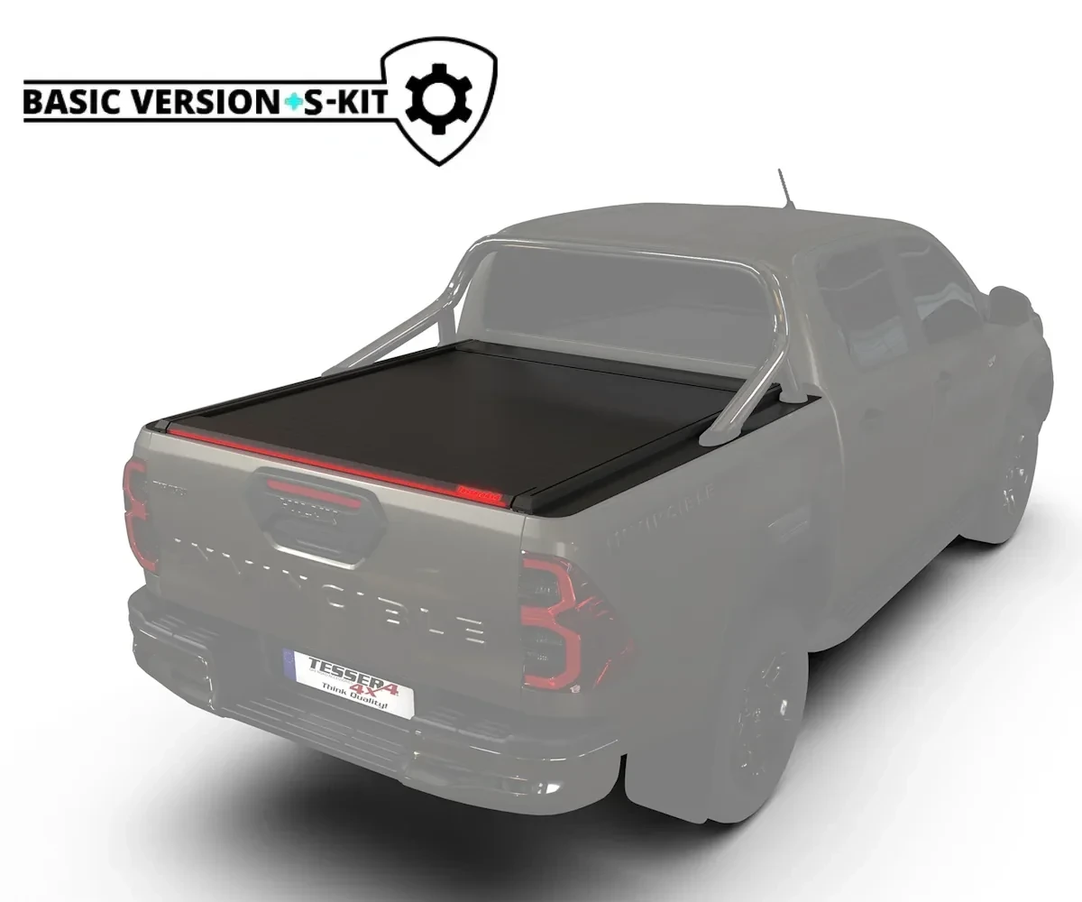 Купити Ролет для Toyota Hilux 2015-2025 з OEM дугами Tessera Roll+ (Basic + S-KIT)